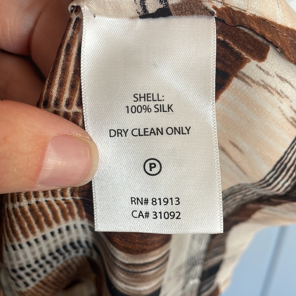 Multicolor Silk‎ Plenty Striped Sleeveless Dress - Picture 5 of 5